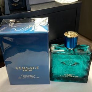 VERSACE EROS Eau De Toilette spray 3.4 oz  NEWLY REDUCED PRICE $40